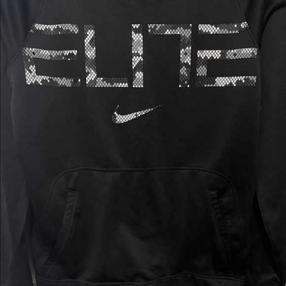 🏀 Nike Dri-FIT Elite Hoodie | S | Black Snakeskin Print 🖤 - Picture 2 of 5